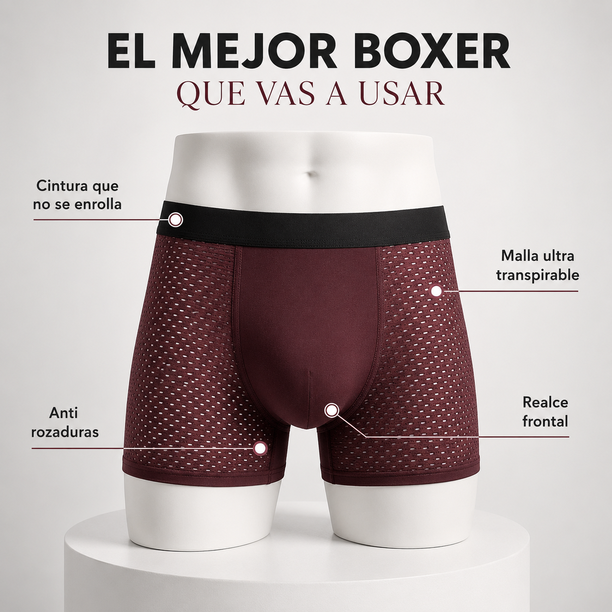 Boxers Large Ultralivianos — Pack de 4