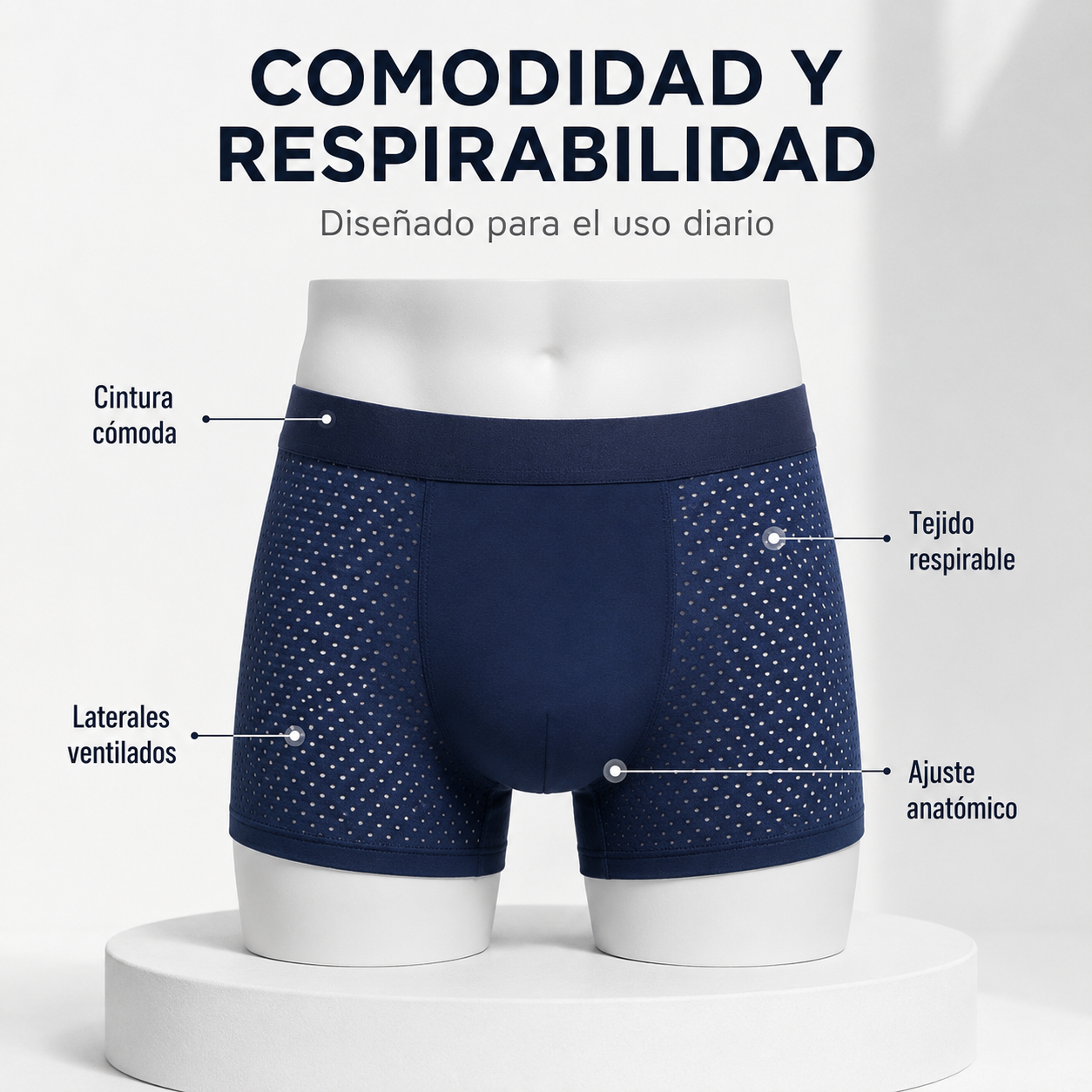Boxers Large Ultralivianos — Pack de 4